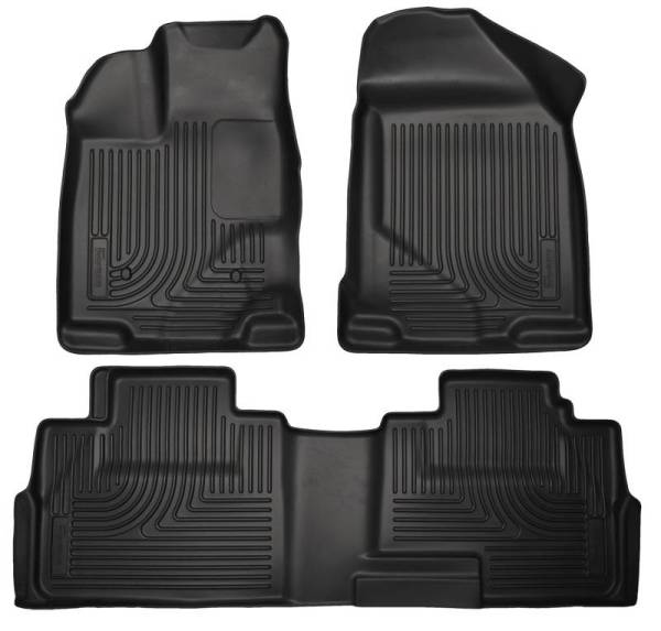 Husky Liners - Husky Liners 07-13 Ford Edge / 07-13 Lincoln MKX Weatherbeater Black Front & 2nd Seat Floor Liners - 99761