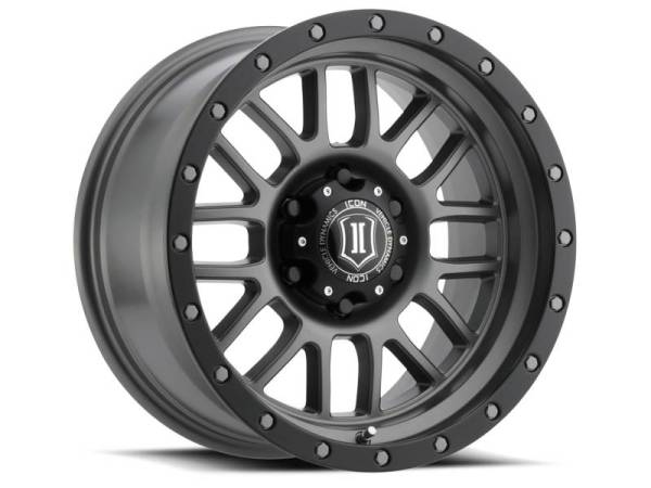 ICON - ICON Alpha 17x8.5 6x135 6mm Offset 5in BS 87.1mm Bore Titanium Wheel - 1217856350TT