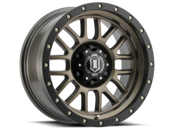 ICON - ICON Alpha 17x8.5 5x5 0mm Offset 4.75in BS 71.5mm Bore Bronze Wheel - 1217857347BR