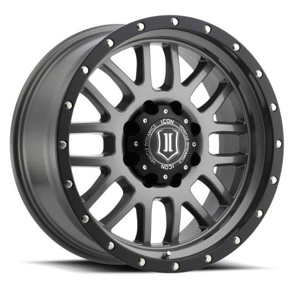 ICON - ICON Alpha 20x9 5x150 16mm Offset 5.625in BS Gunmetal Wheel - 1220905556GM