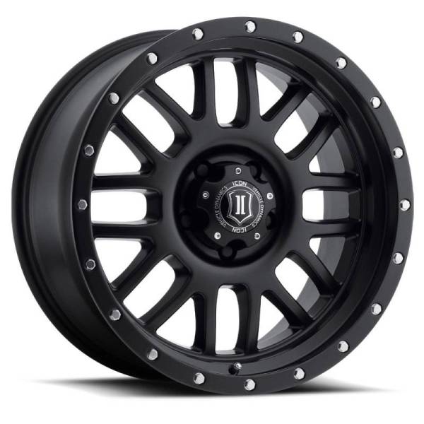 ICON - ICON Alpha 20x9 6x135 16mm Offset 5.625in BS Satin Black Wheel - 1220906356SB