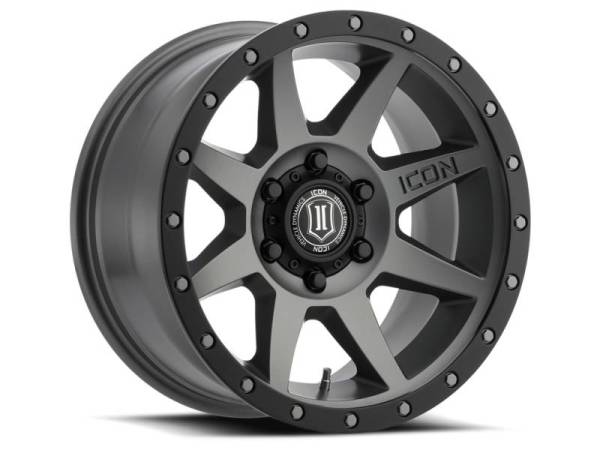 ICON - ICON Rebound 17x8.5 5x150 25mm Offset 5.75in BS 110.1mm Bore Titanium Wheel - 1817855557TT