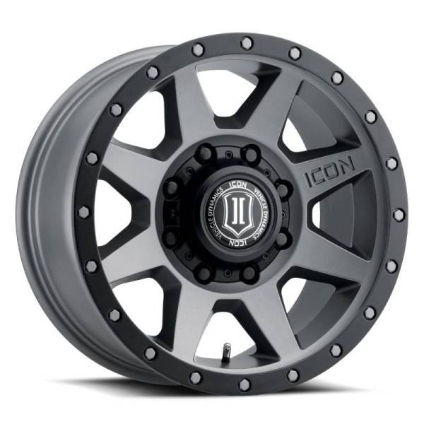 ICON - ICON Rebound 17x8.5 8x6.5 13mm Offset 5.25in BS 121.4mm Bore Titanium Wheel - 1817858052TT