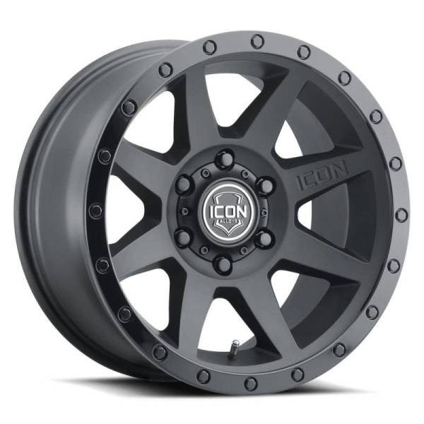 ICON - ICON Rebound 18x9 6x5.5 0mm Offset 5in BS 106.1mm Bore Double Black Wheel - 1818908350DB