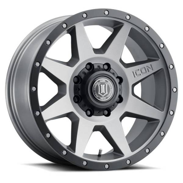 ICON - ICON Rebound 20x9 8x6.5in 12mm Offset 5.5in BS Titanium Wheel - 1820908055TT