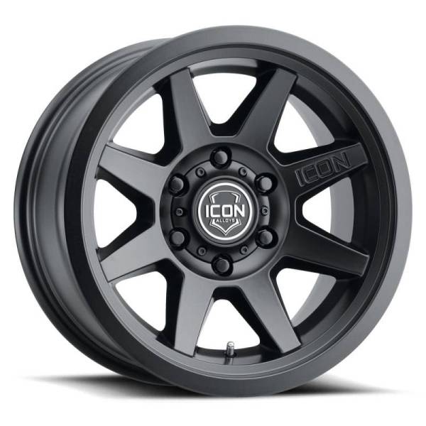 ICON - ICON Rebound SLX 17x8.5 6 x 135 6mm Offset 5.75in BS 87.1mm Bore Satin Black Wheel - 1917856350SB