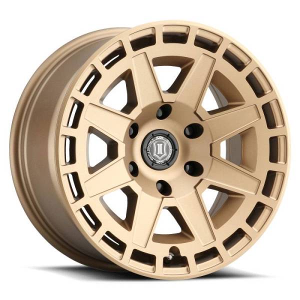 ICON - ICON Compass 17x8.5 6x135 6mm Offset 5in BS Satin Brass Wheel - 3217856350BS