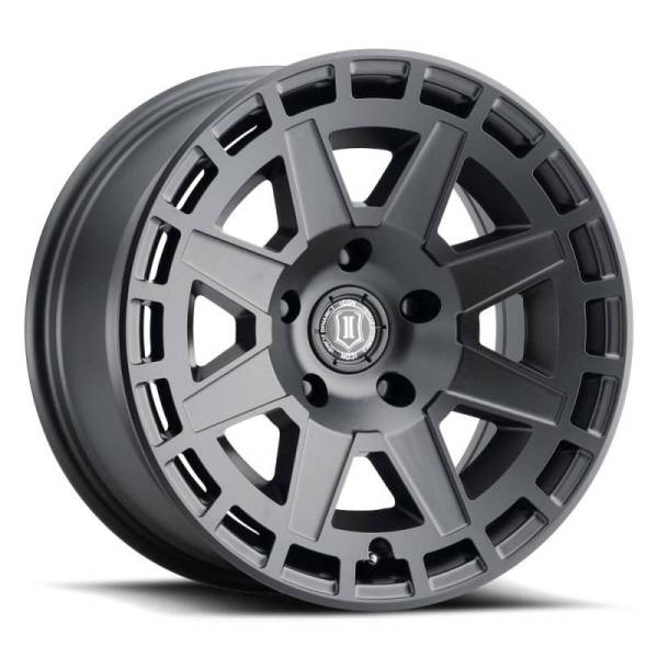 ICON - ICON Compass 17x8.5 6x135 6mm Offset 5in BS Satin Black Wheel - 3217856350SB