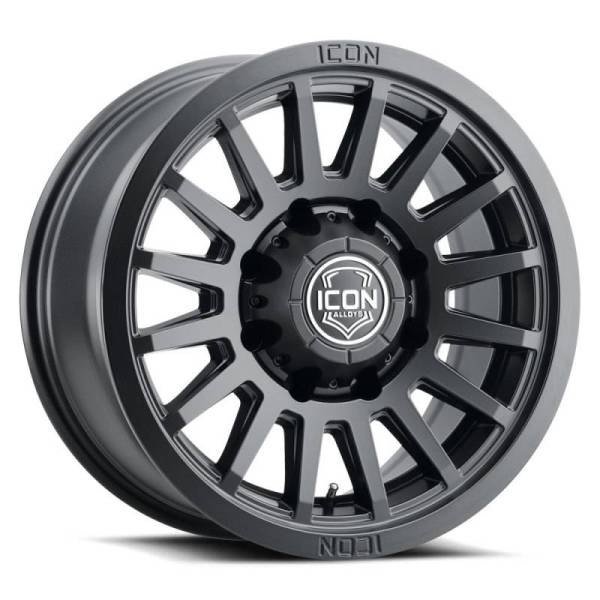 ICON - ICON Recon SLX 18x9 8x6.5 BP 12mm Offset 5.5in BS 121.4mm Hub Bore Satin Black Wheel - 3618908055SB