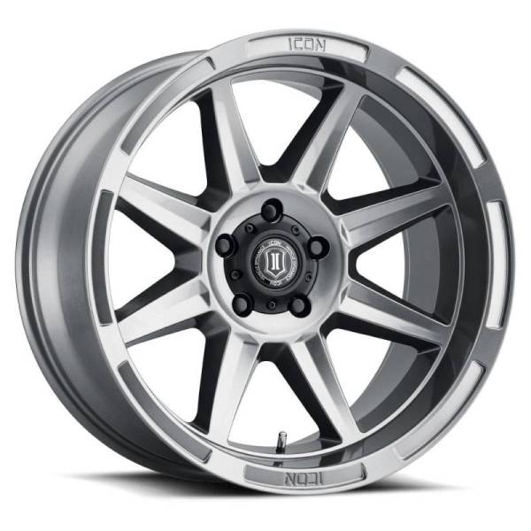 ICON - ICON Bandit 20x10 5x150 -24mm 4.5in BS 110.10mm Bore Gun Metal Wheel - 6020105545GM