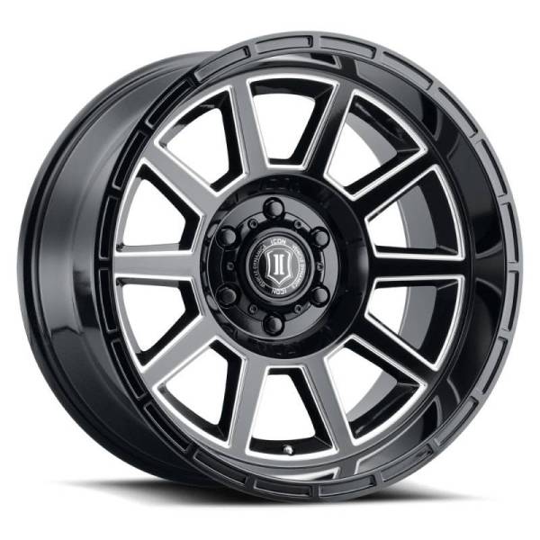 ICON - ICON Recoil 20x10 5x150 -24mm Offset 4.5in BS Gloss Black Milled Spokes Wheel - 6220105545GBMW