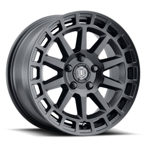 ICON - ICON Journey 17x8.5 5x108 38mm Offset 6in BS Satin Black Wheel - 7117803160SB