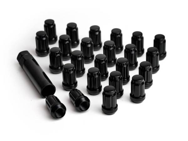 ICON - ICON Alloys Lug Nut Kit Black - 12x1.5 - 24 Lug Nuts w/ Key - 89121524B