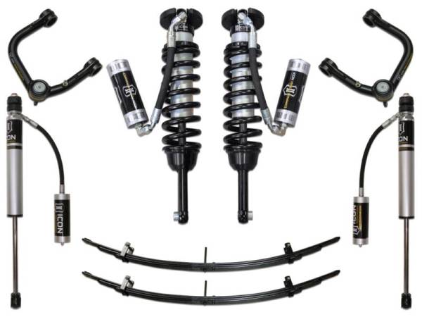 ICON - ICON 05-15 Toyota Tacoma 0-3.5in/2016+ Toyota Tacoma 0-2.75in Stg 4 Suspension System w/Tubular Uca - K53004T