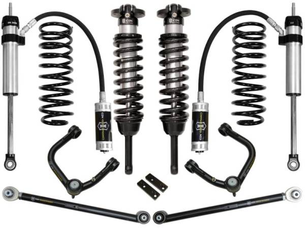 ICON - ICON 03-09 Toyota 4Runner/FJ 0-3.5in Stage 4 Suspension System w/Tubular Uca - K53054T