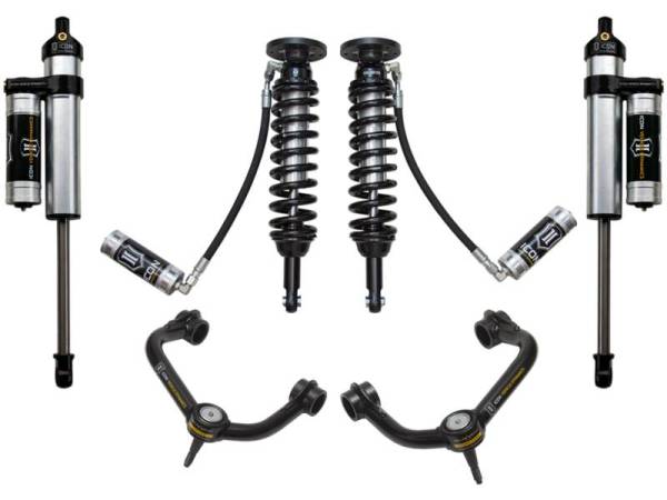 ICON - ICON 09-13 Ford F-150 4WD 1.75-2.63in Stage 4 Suspension System w/Tubular Uca - K93004T