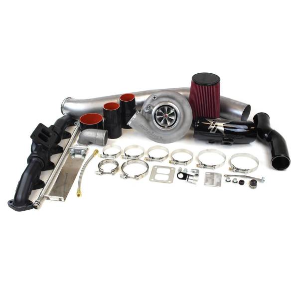 Industrial Injection - Industrial Injection 07-09 Dodge 6.7L S300 SX-E 69/74 w/1.0 A/R Single Turbo Kit - 22A437