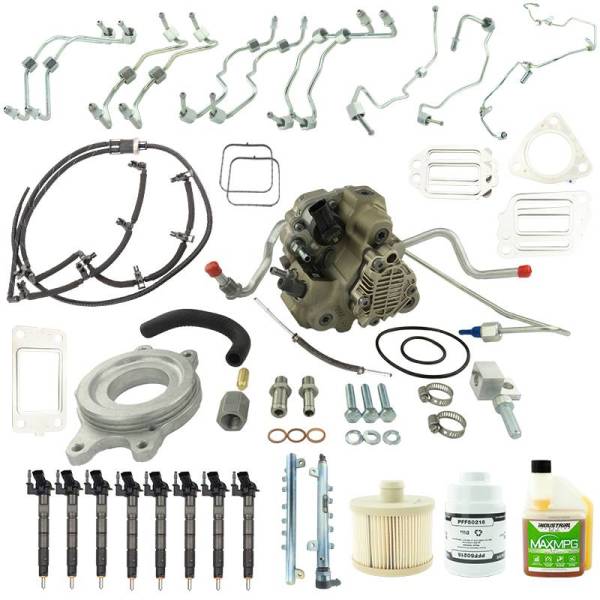 Industrial Injection - Industrial Injection 11-16 Duramax 6.6L LML Bosch Disaster Kit w/Emissions Intact CP3 Conversion Kit - 4G6106