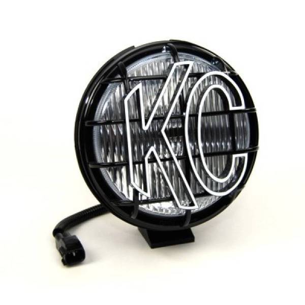 KC HiLites - KC HiLiTES Apollo Pro 97-04 Jeep TJ Replacement 6in. Halogen Fog Light 55w (Single) - Black - 1134