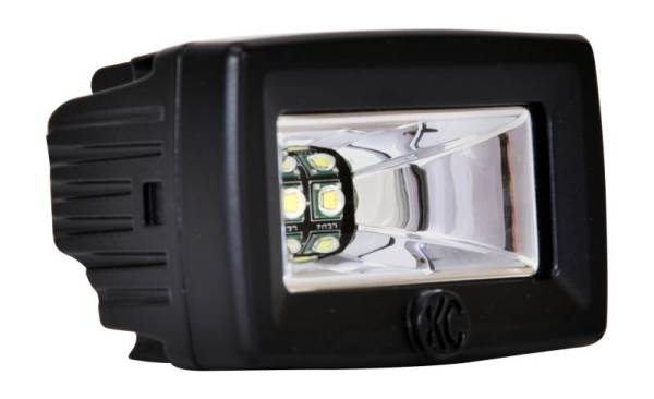 KC HiLites - KC HiLiTES C-Series C2 LED 2in. Backup Area Flood Light 20w (Single) - Black - 1519