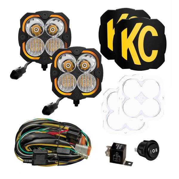 KC HiLites - KC HiLiTES FLEX ERA 4 - 2-Light Master Kit - 289