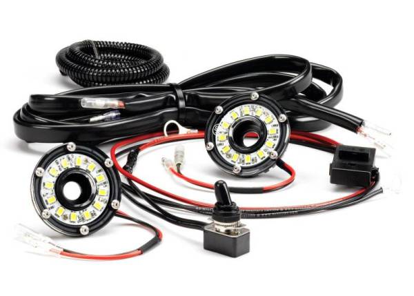 KC HiLites - KC HiLiTES Cyclone 2in. LED Universal Under Hood Lighting Kit (Incl. 2 Cyclone Lights/Switch/Wiring) - 355