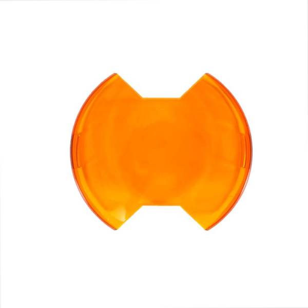 KC HiLites - KC HiLiTES 6in. Light Shield for SlimLite LED - Amber - 5104