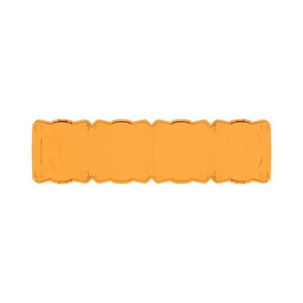 KC HiLites - KC HiLiTES FLEX ERA LED Light Bar 10in. Light Shield - Amber (SHIELD ONLY) - 5333