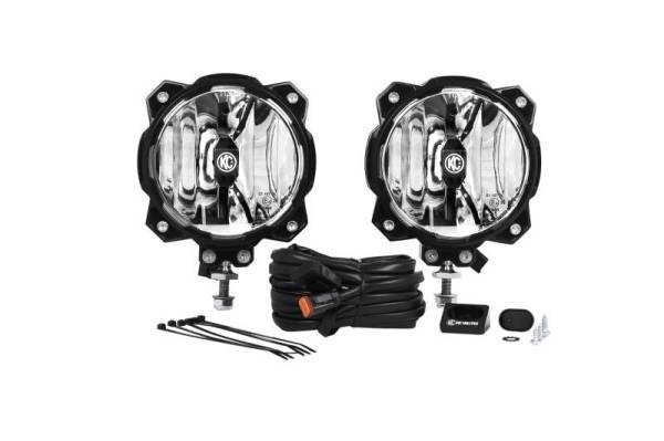 KC HiLites - KC HiLiTES 6in. Pro6 Gravity LED Light 20w Single Mount SAE/ECE Driving Beam (Pair Pack System) - 91303