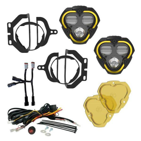 KC HiLites - KC HiLiTES FLEX ERA 3 Dual Mode SAE Fog Lights - 2-Light Master Kit for Jeep JL/JT Sport Bumpers - 97148