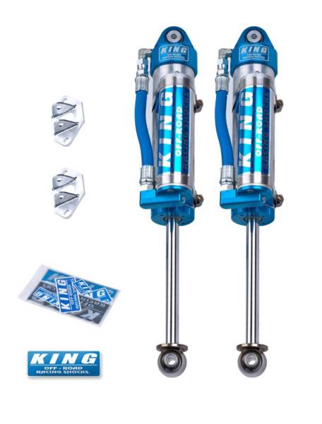 King Shocks - King Shocks 2005+ Nissan Frontier Rear 2.5 Dia Piggy Hose Reservoir Shock (Pair) - 25001-110