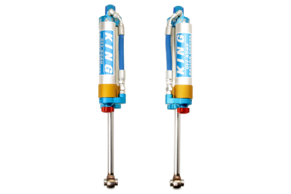 King Shocks - King Shocks 2005+ Nissan Frontier Rear 2.5 Dia Piggy Hose Reservoir Shock w/Adjuster (Pair) - 25001-110A