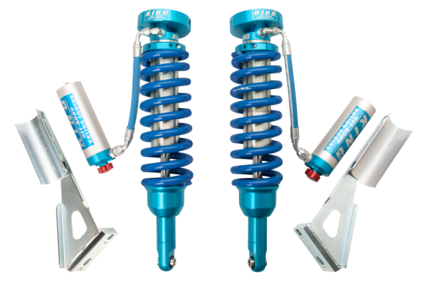 King Shocks - King Shocks 2005+ Toyota Tacoma (6 Lug) Front 2.5 Dia Remote Res Coilover w/Adjuster (Pair) - 25001-119A