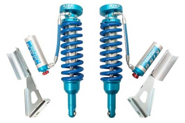 King Shocks - King Shocks 2005+ Toyota Tacoma (6 Lug) Front 2.5 Dia Remote Reservoir Coilover w/Adjuster (Pair) - 25001-119A-EXT