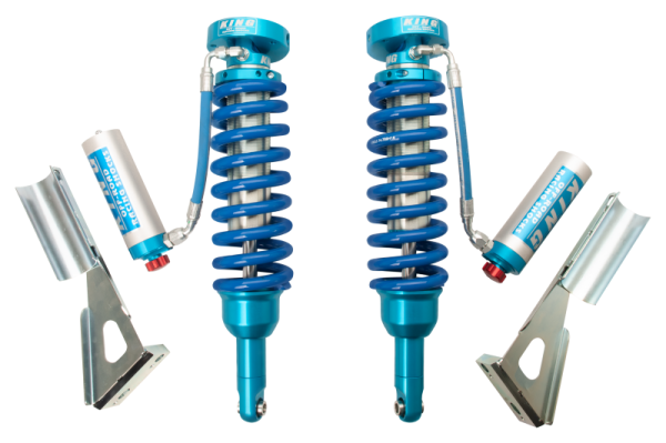 King Shocks - King Shocks 03-09 Lexus GX470 Front 2.5 Dia Remote Reservoir Coilover w/Adjuster (Pair) - 25001-124A