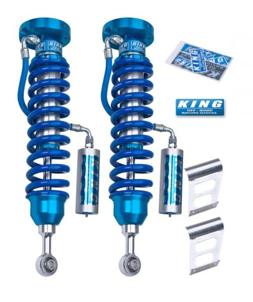 King Shocks - King Shocks 2007+ Toyota Tundra 2.5 Dia Front Coilover w/Remote Reservoir (Pair) - 25001-143