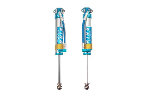 King Shocks - King Shocks 07-18 Jeep Wrangler JK Rear 2.5 Dia Piggy Hose Res Shocks 3-5in Lift (Pair) - 25001-224