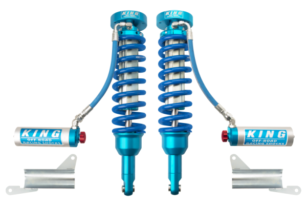 King Shocks - King Shocks 2010+ Toyota 4Runner w/KDSS Front 2.5 Dia Remote Res Coilover w/Adjuster (Pair) - 25001-243A