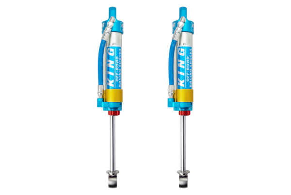 King Shocks - King Shocks 05-10 Toyota Hilux Rear 2.5 Dia Piggy Hose Reservoir Shock w/Adjuster (Pair) - 25001-260A