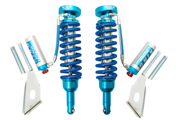 King Shocks - King Shocks 05-10 Toyota Hilux Front 2.5 Dia Remote Reservoir Coilover w/Adjuster (Pair) - 25001-263A