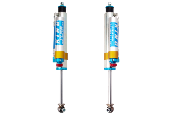 King Shocks - King Shocks 2010+ Nissan Patrol Y62 Rear 2.5 Dia Piggy Hose Reservoir Shock w/Adjuster (Pair) - 25001-324A