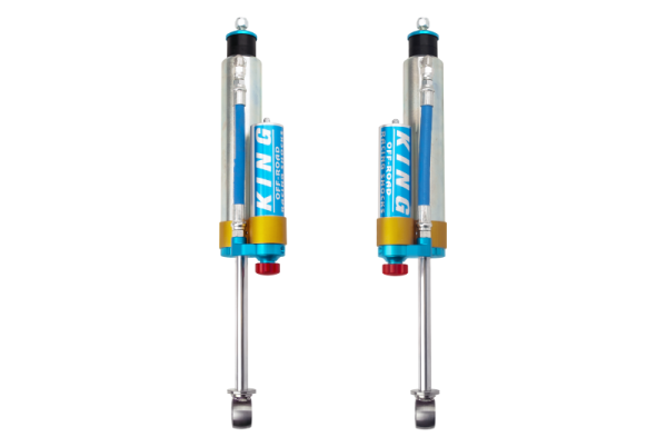 King Shocks - King Shocks 96-02 Toyota 4Runner Rear 2.5 Dia Piggy Hose Reservoir w/Adjuster (Pair) - 25001-334A