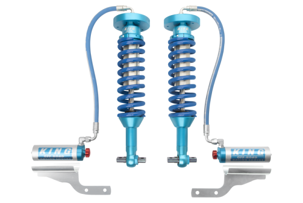 King Shocks - King Shocks 2015+ Ford F150 2WD Front 2.5 Dia Remote Reservoir Coilover w/Adjuster (Pair) - 25001-355A