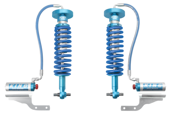 King Shocks - King Shocks 2015+ Ford F150 4WD Front 2.5 Dia Remote Reservoir Coilover w/Adjuster (Pair) - 25001-367A