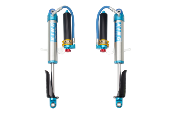 King Shocks - King Shocks 2018+ Jeep Wrangler JL Front 2.5 Dia Remote Res Shock for 0-2in Lift w/Adjuster (Pair) - 25001-373A