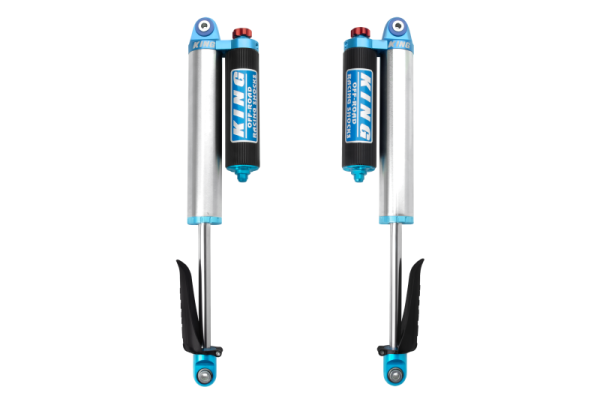 King Shocks - King Shocks 2018+ Jeep Wrangler JL Rear 2.5 Dia Piggyback Res Shock for 0-2in Lift w/Adjuster (Pair) - 25001-374A