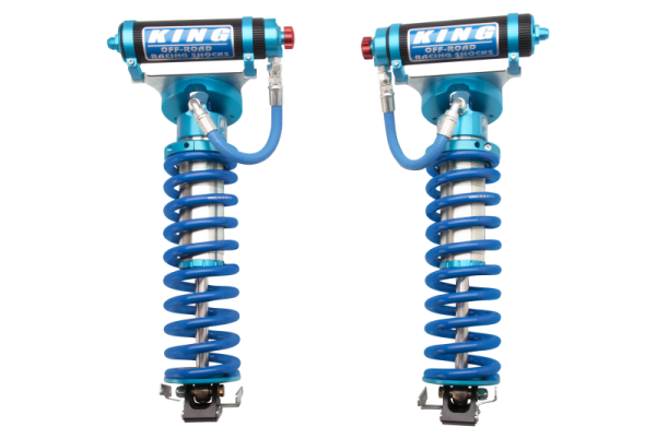 King Shocks - King Shocks 2005+ Ford F-250 4WD Front 3.0 Dia Remote Res Coilover Conv w/Adjuster (Pair) - 33001-207A