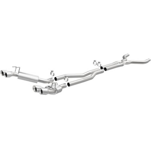 Magnaflow - MagnaFlow 13 Chevy Camaro V8 6.2L S/C Quad Split Rear Exit Cat Back Perf Exhaust - 15053