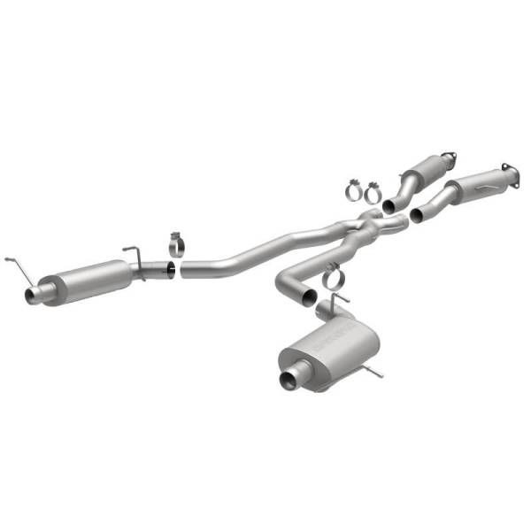 Magnaflow - MagnaFlow 12 Jeep Grand Cherokee V8 6.4L Dual Split Rear Exit Stainless Cat Back Performance Exhaust - 15064