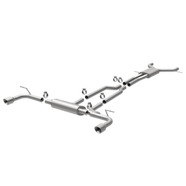 Magnaflow - MagnaFlow 07 Audi Q7 V8 4.2L Dual Split Rear Exit Stainless Cat-Back Perf Exhaust - 15085